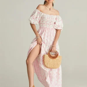 Women Summer Flower Printed Dress